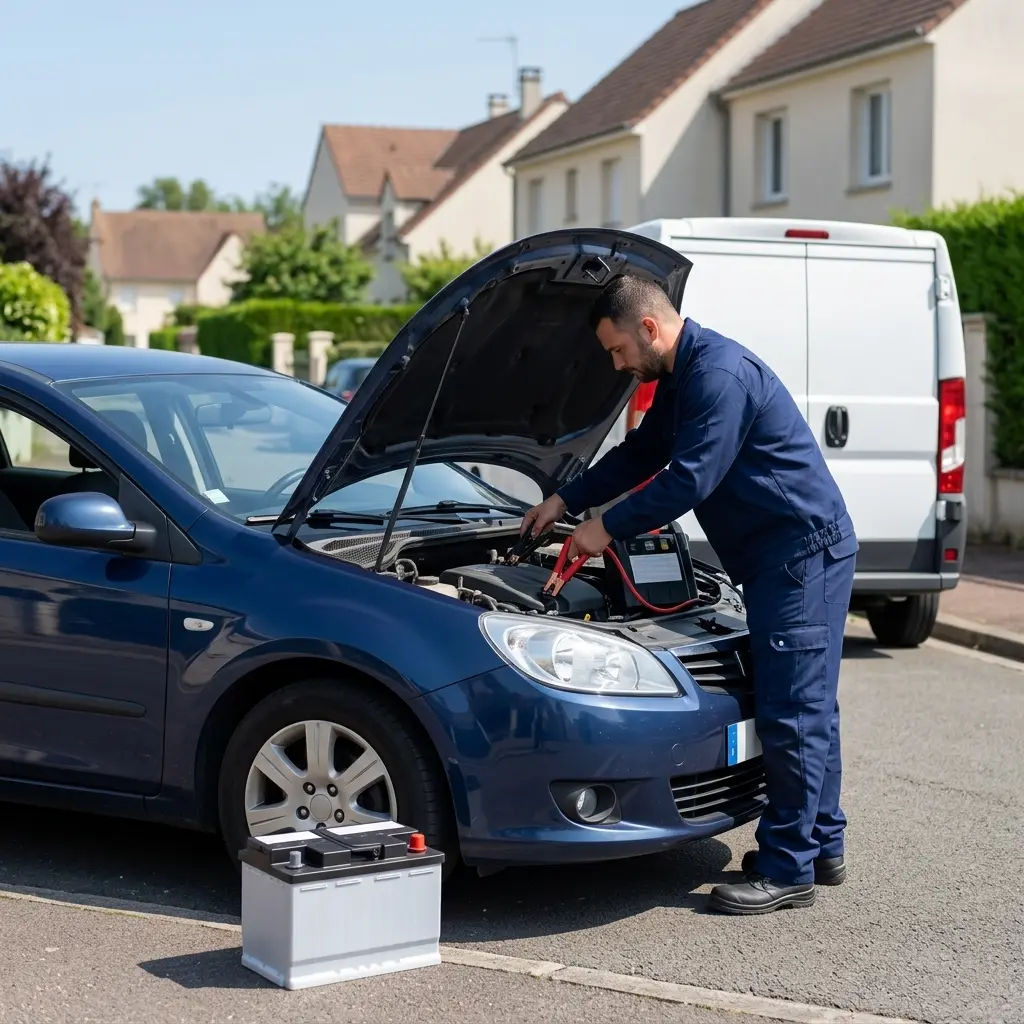Comment l’intervention de batterie se passe à Soisy‑sous‑Montmorency ?