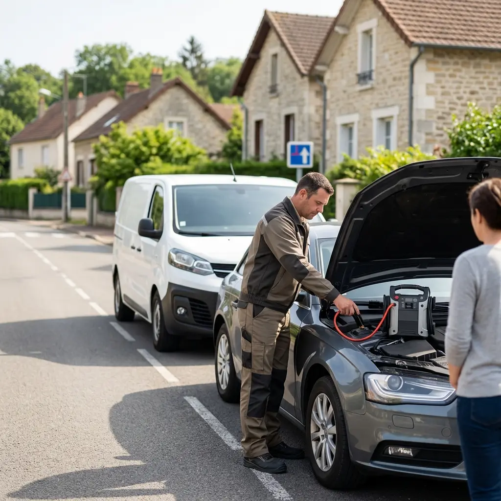 Les bons gestes en cas de panne de batterie à Chaumontel