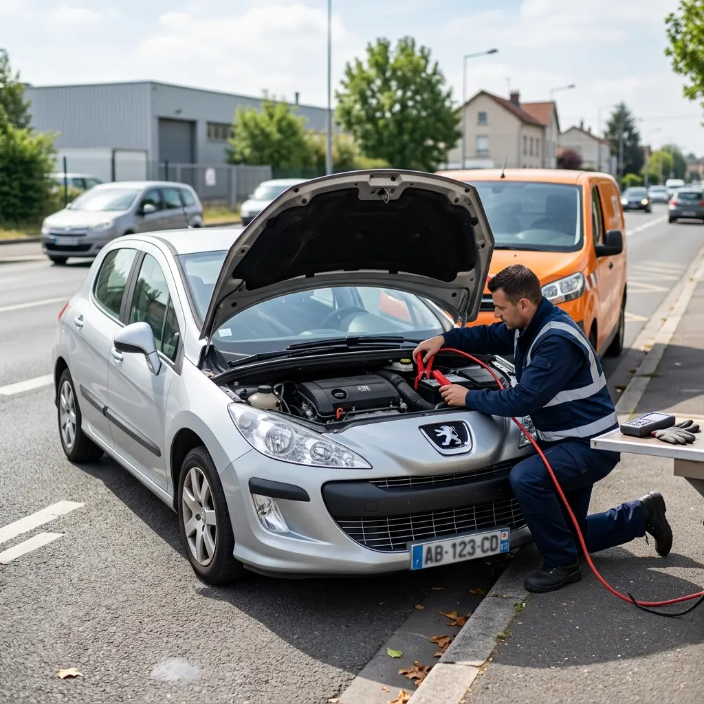 Actions immédiates à Gonesse en cas de panne de batterie