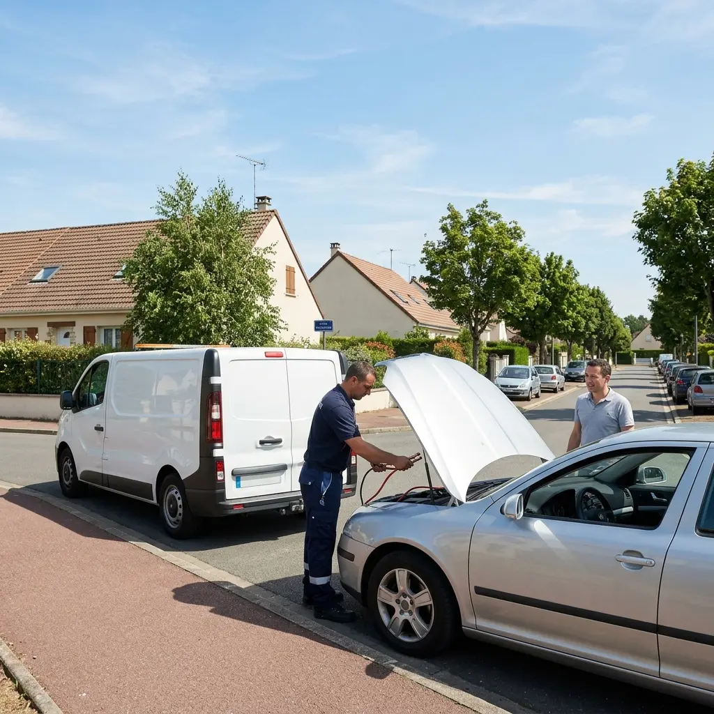 Besoin d’une assistance batterie rapide à Courdimanche ?