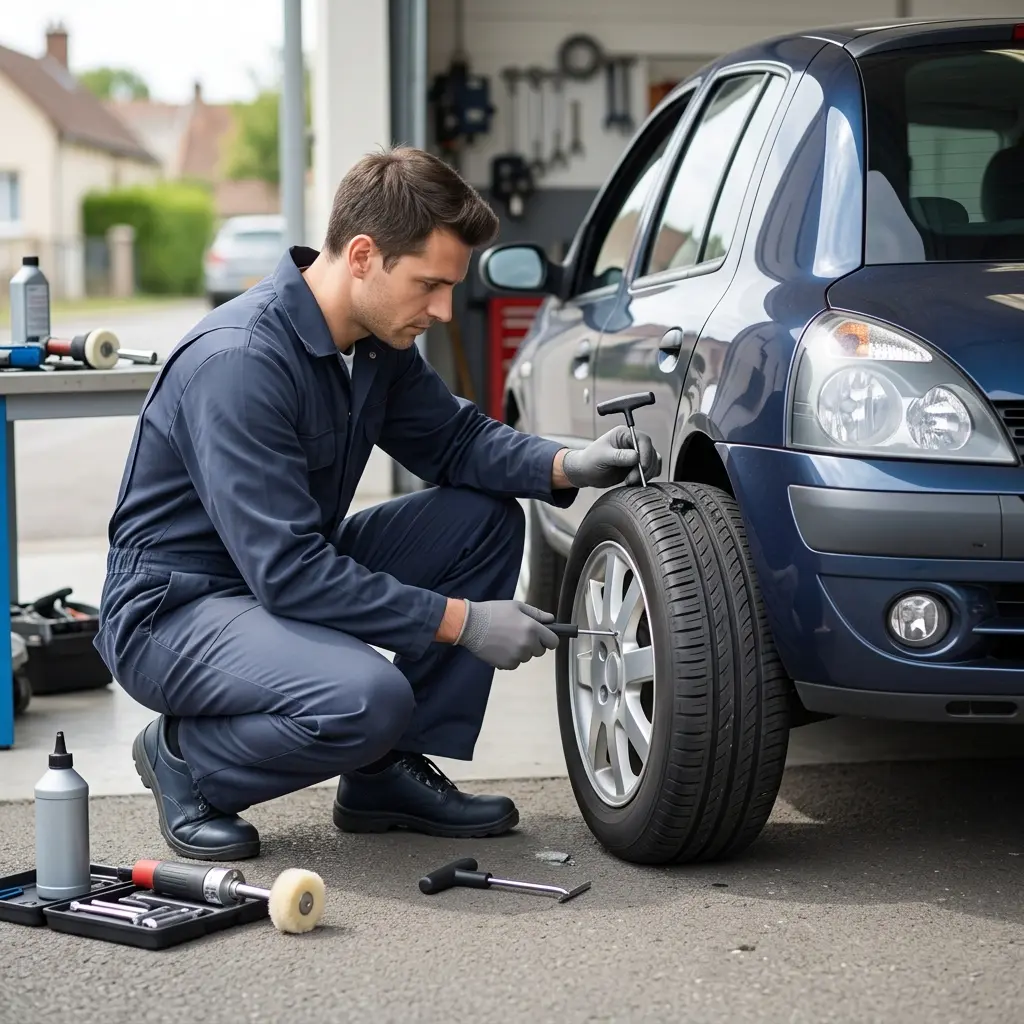 Comment réagir face à un pneu à plat à Verberie ?