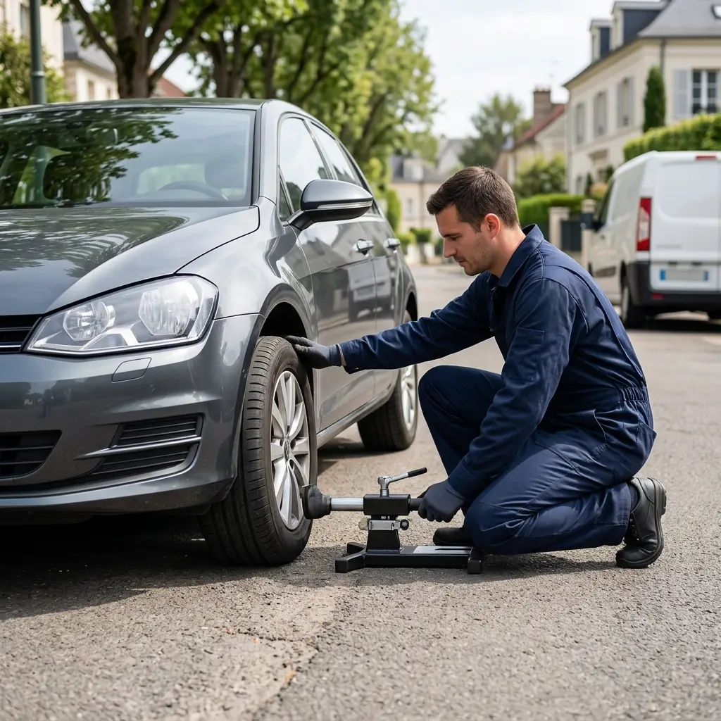 Comment réagir face à un pneu à plat à Choisy-au-Bac ?