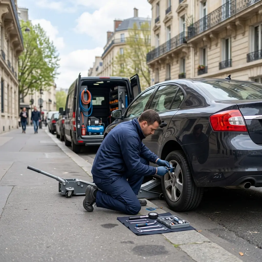 Dépannage crevaison Paris 5 (75005)