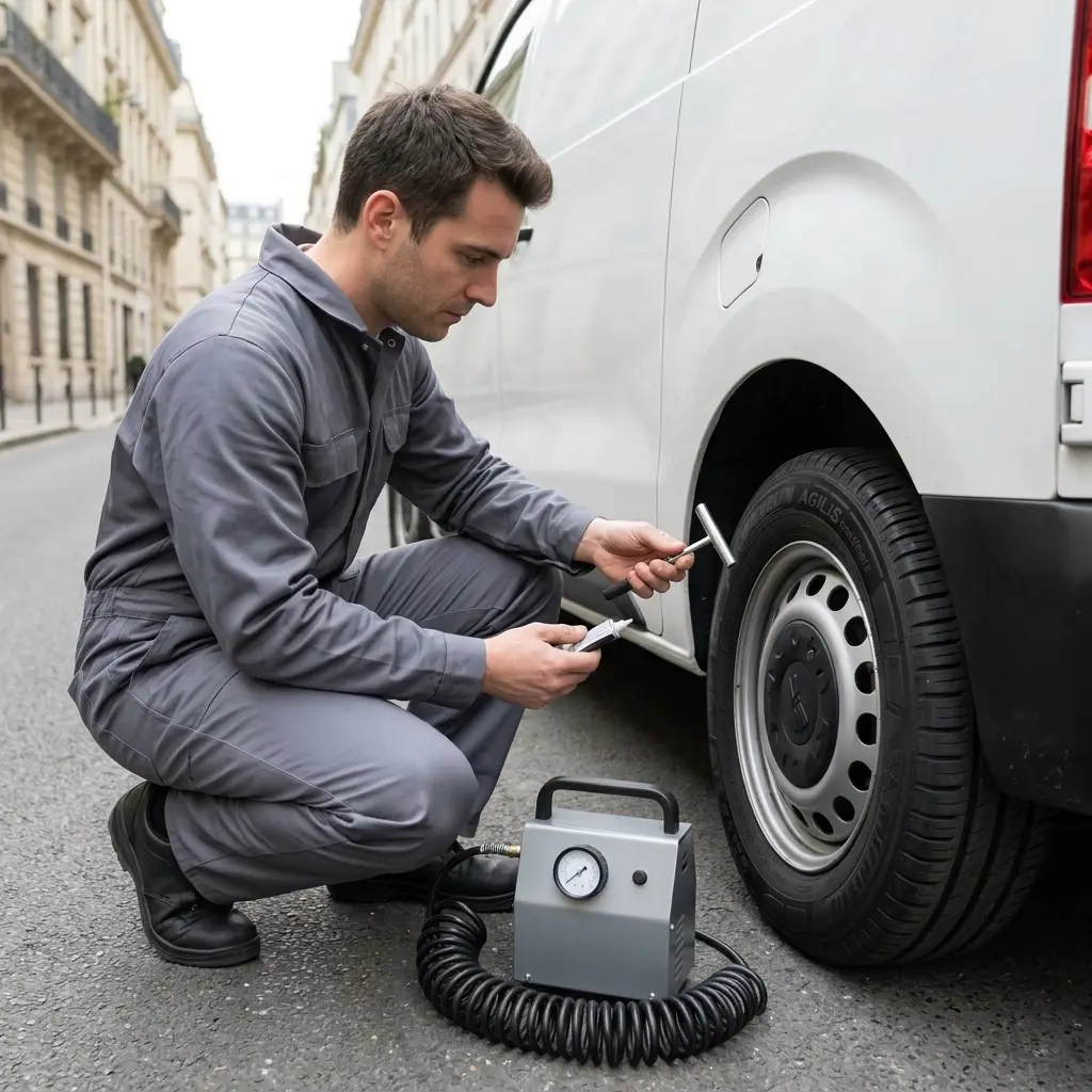 Expertise en dépannage crevaison à Paris 6