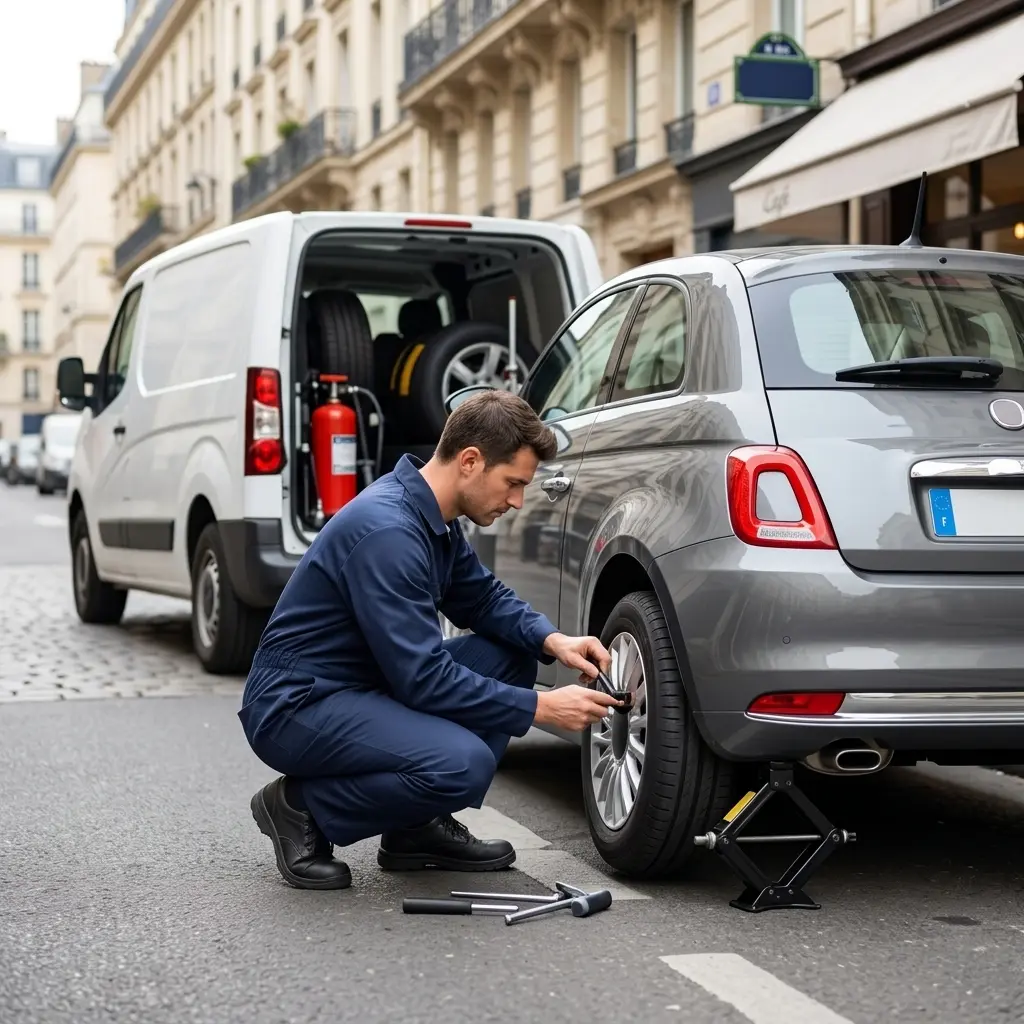 Dépannage crevaison Paris 6 (75006)