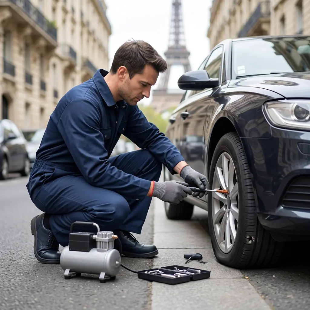 Dépannage crevaison Paris 7 (75007)