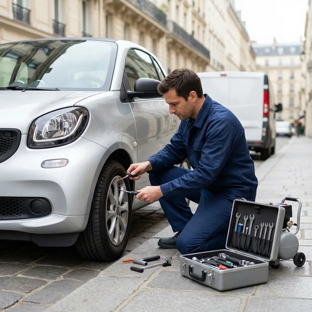 Dépannage crevaison Paris 9 (75009)