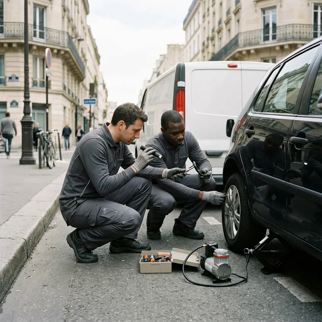 Dépannage crevaison Paris 10 (75010)