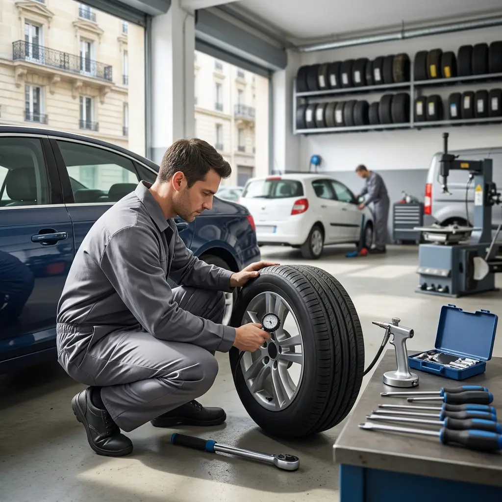 Les bons réflexes en cas de pneu à plat à Paris 12e