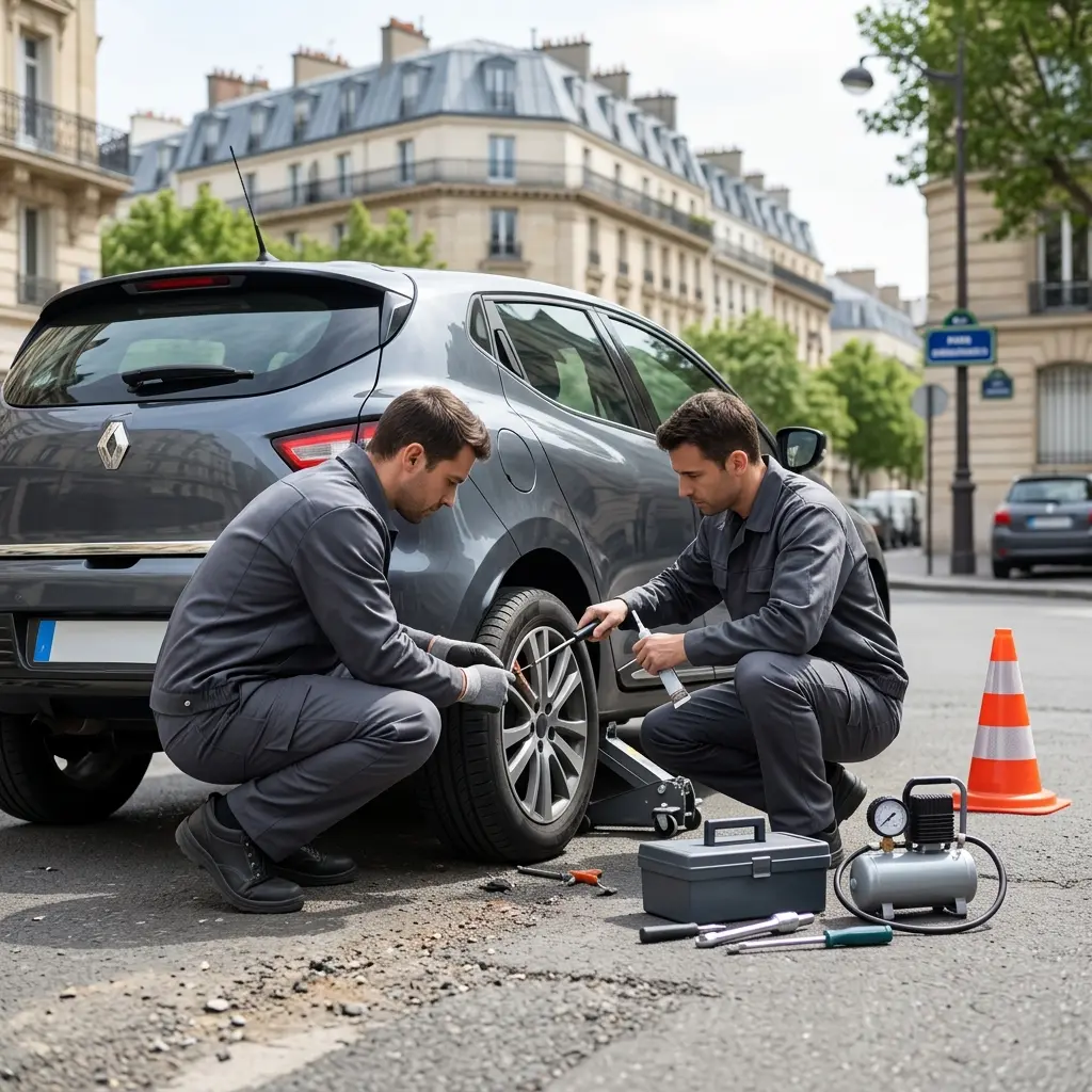 Dépannage crevaison Paris 12 (75012)
