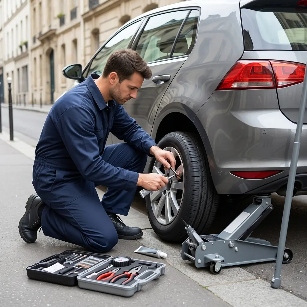 Dépannage crevaison Paris 19 (75019)