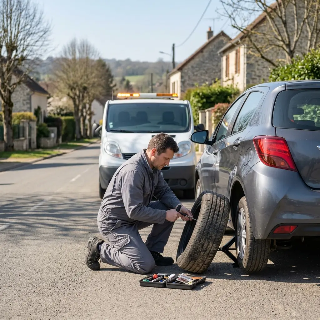 Dépannage crevaison Livry-sur-Seine (77000)