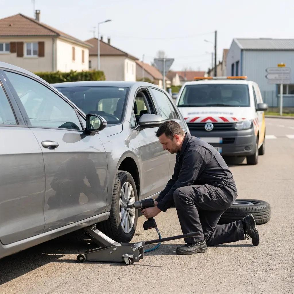 Comment nous traitons votre pneu à plat