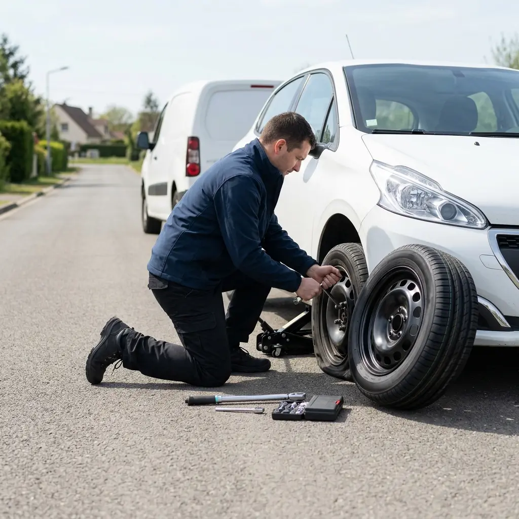 Une approche technique pour un dépannage pneu réussi