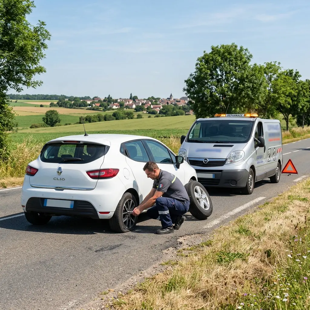 Les gestes essentiels lors d'une crevaison à Mareuil-lès-Meaux