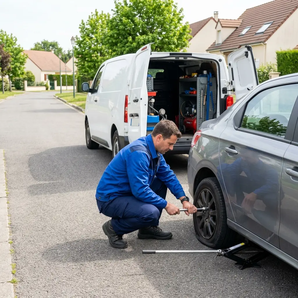 Les bons gestes à adopter lors d'une panne de pneu