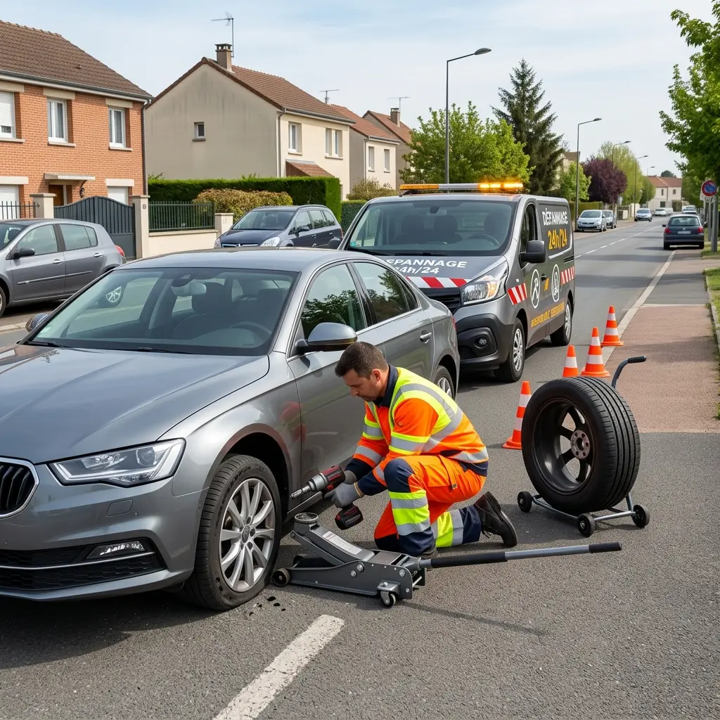 Les bons gestes à adopter lors d'une crevaison