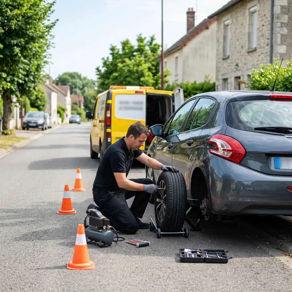 Dépannage crevaison Dampmart (77400)
