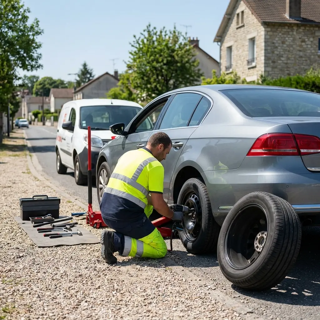 Dépannage crevaison Annet-sur-Marne (77410)