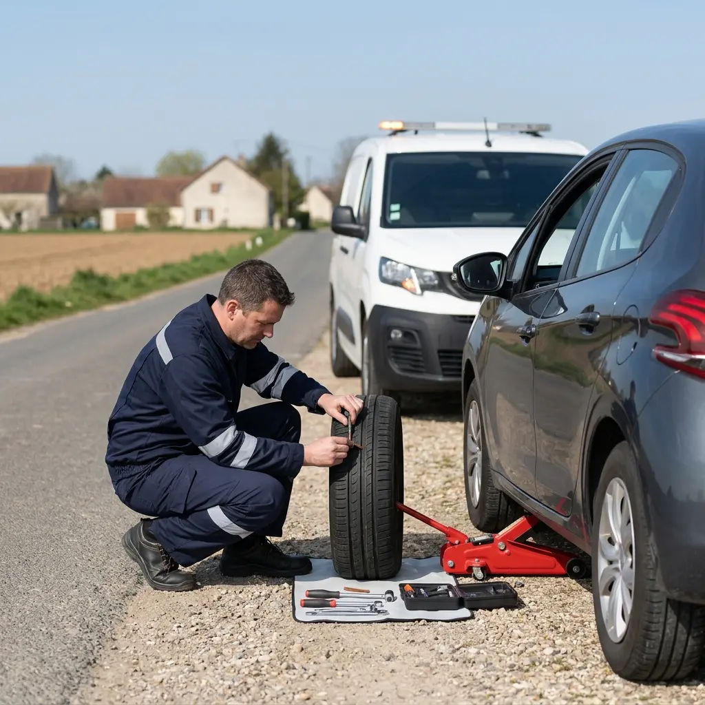 Les bons réflexes à adopter lors d'une crevaison à Lizy-sur-Ourcq