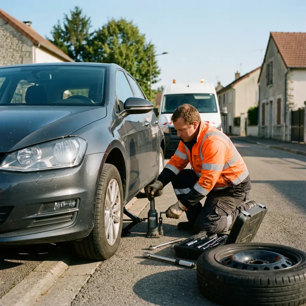 Les bons gestes en cas de pneu dégonflé à Rozay-en-Brie