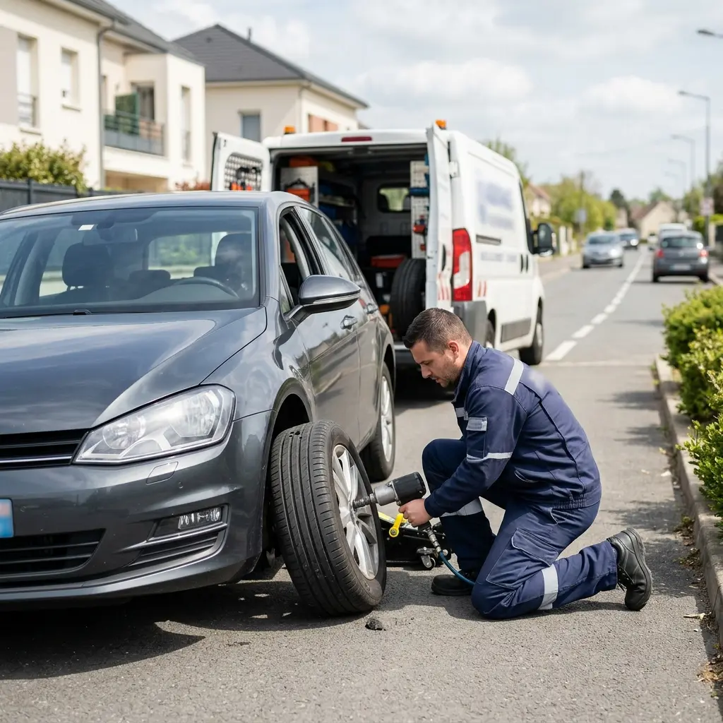 Dépannage crevaison Moissy-Cramayel (77550)