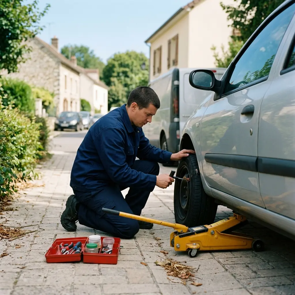 Notre approche technique pour votre dépannage crevaison