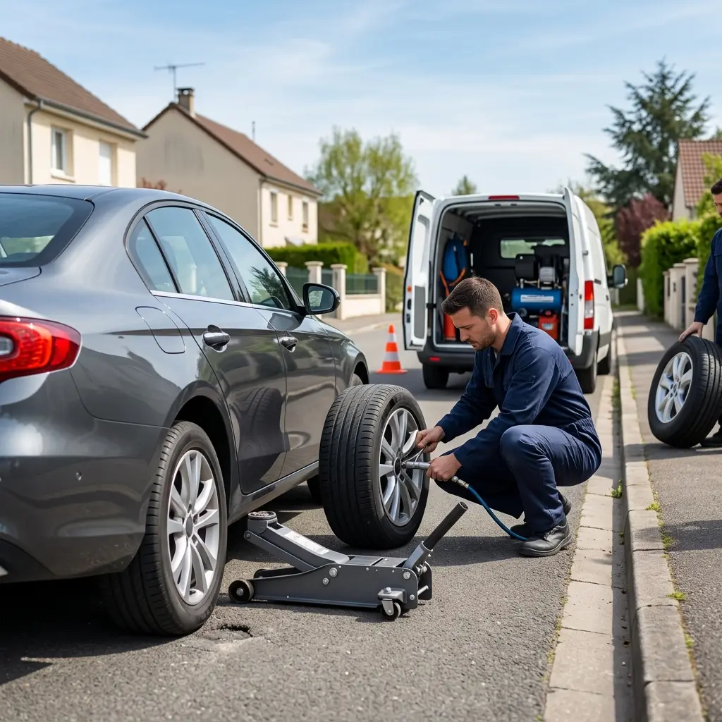 Une approche technique pour un dépannage crevaison précis