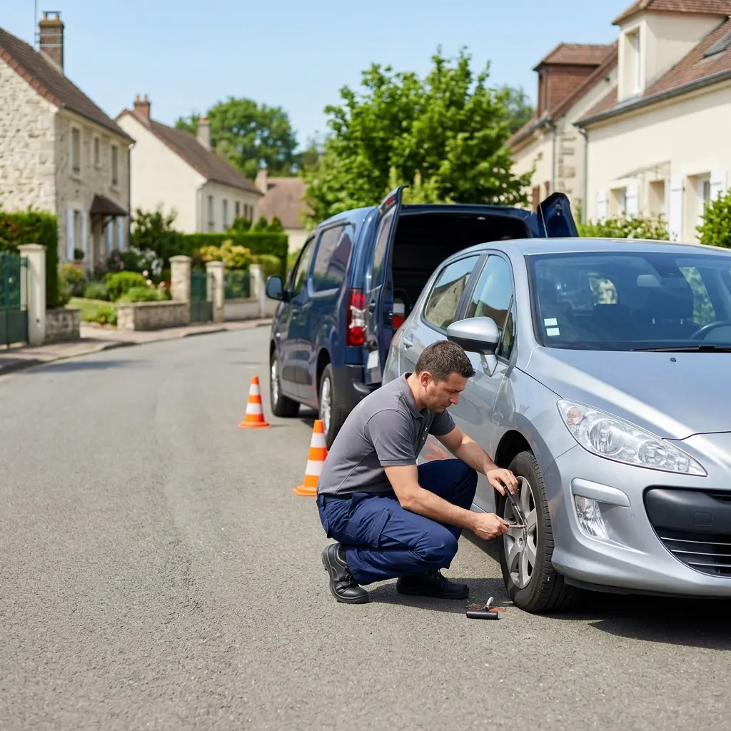 Besoin d'un dépannage crevaison à Coupvray ?