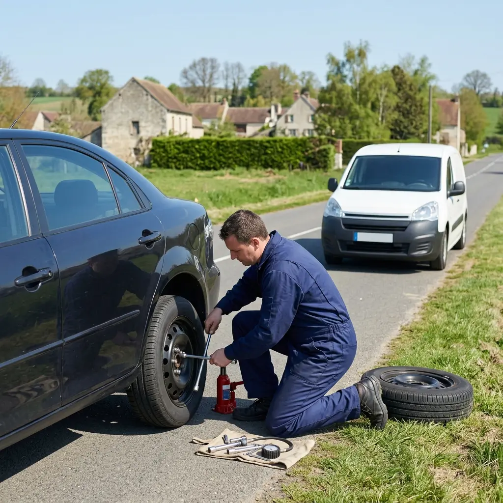 Les bons gestes à adopter en cas de crevaison
