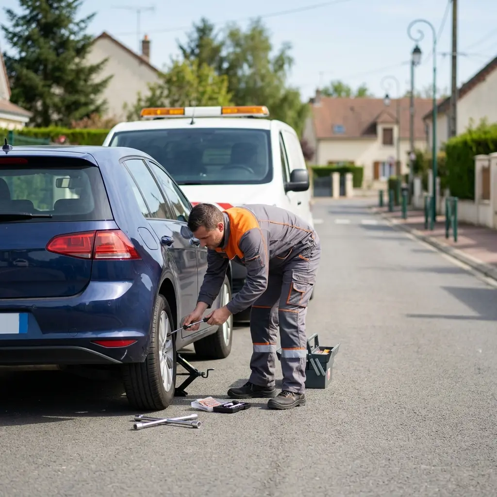 Une intervention technique et sécurisée sur place