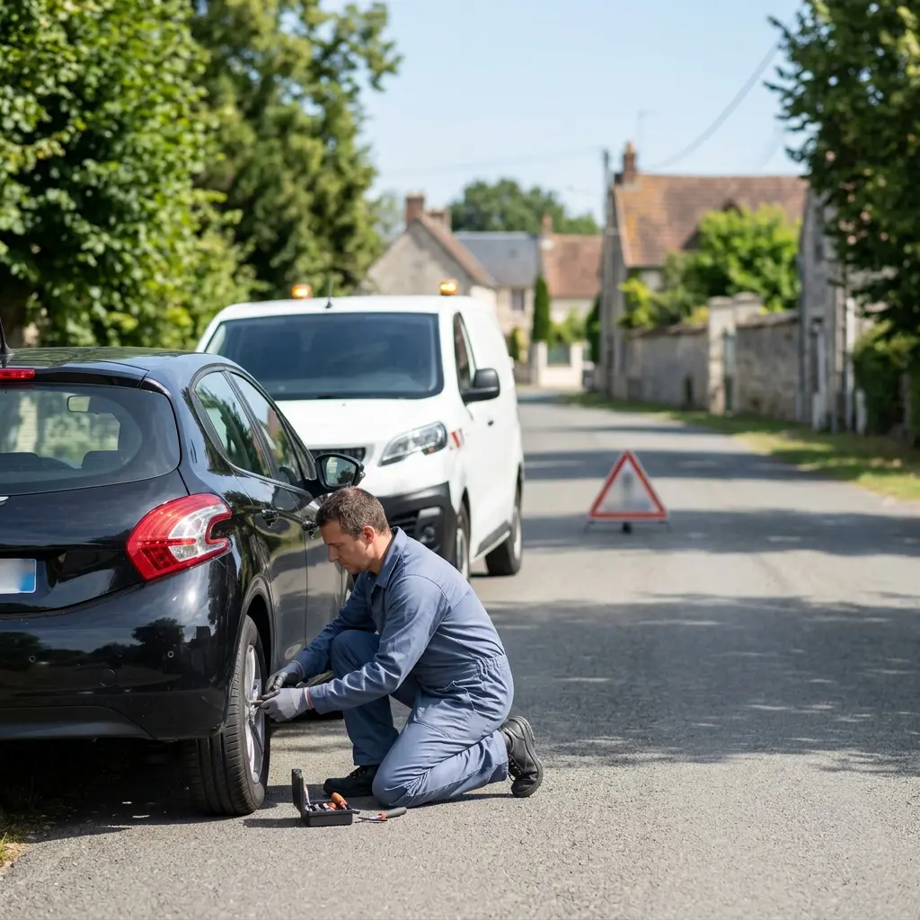 Comment réagir correctement face à une roue dégonflée