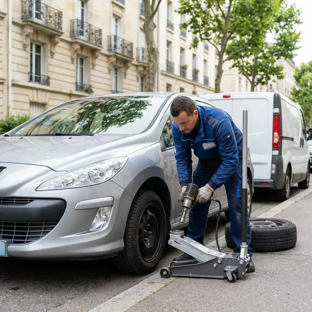 Dépannage crevaison Versailles (78000)
