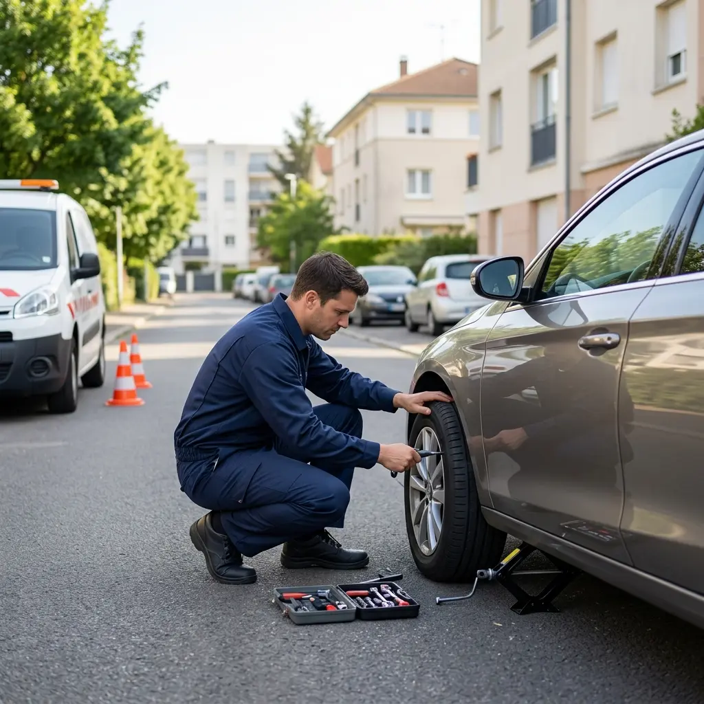 Les bons gestes à adopter lors d'une crevaison