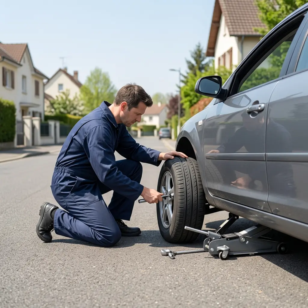 Dépannage crevaison Celle-Saint-Cloud (78170)