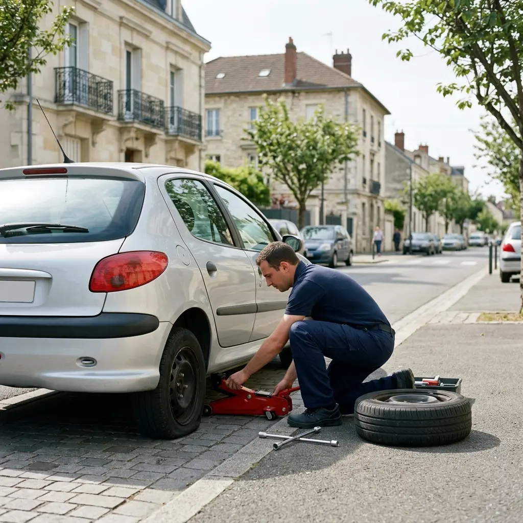 Dépannage crevaison Mantes-la-Jolie (78200)