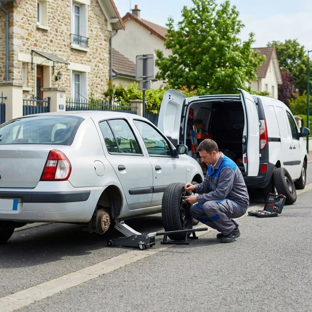 Les bons gestes à adopter lors d'une crevaison à Croissy-sur-Seine