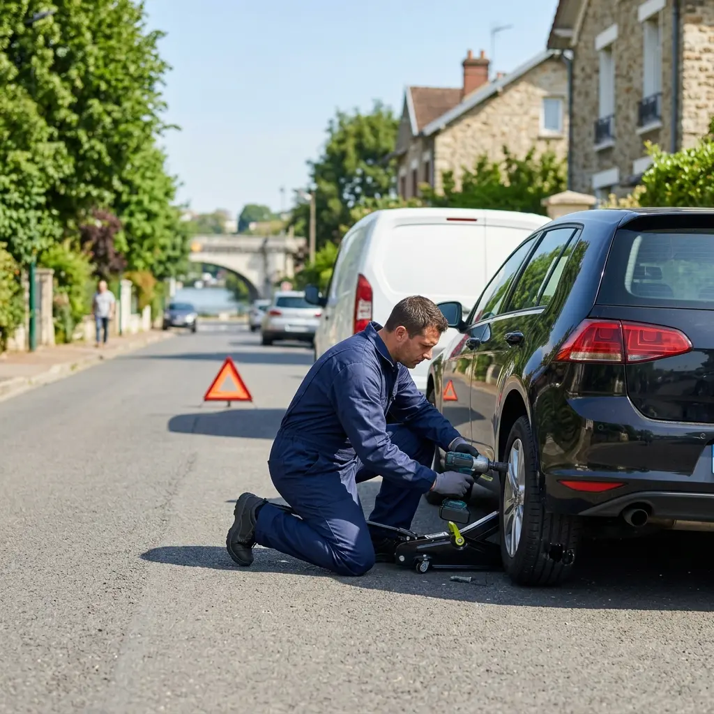 Dépannage crevaison Croissy-sur-Seine (78290)