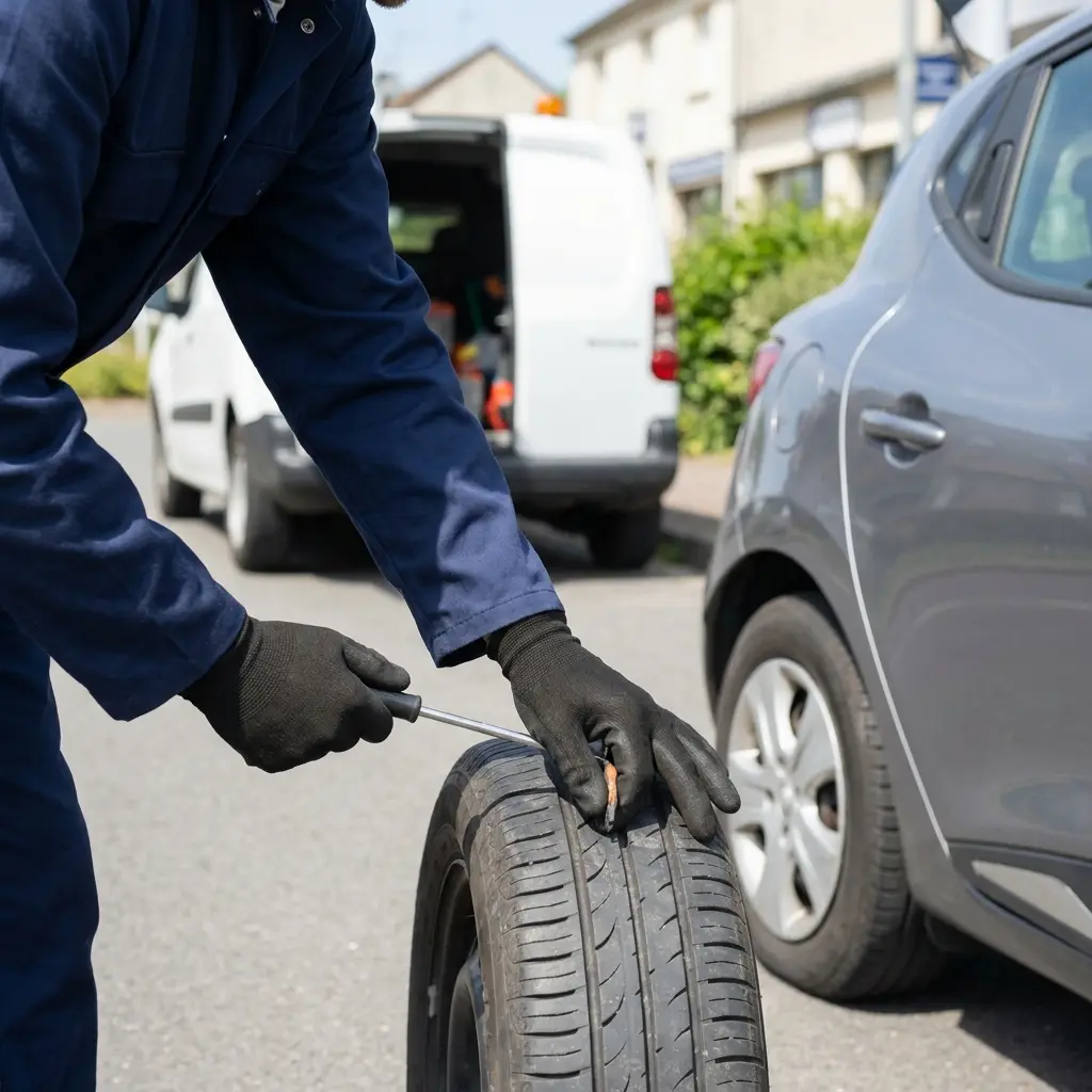 Que faire en cas d'incident de pneumatique ?
