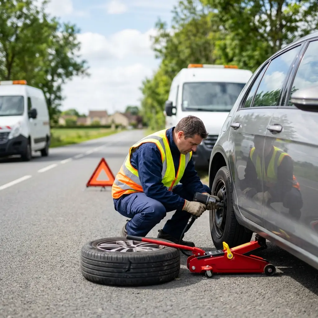 Notre approche pour un remplacement de pneu efficace