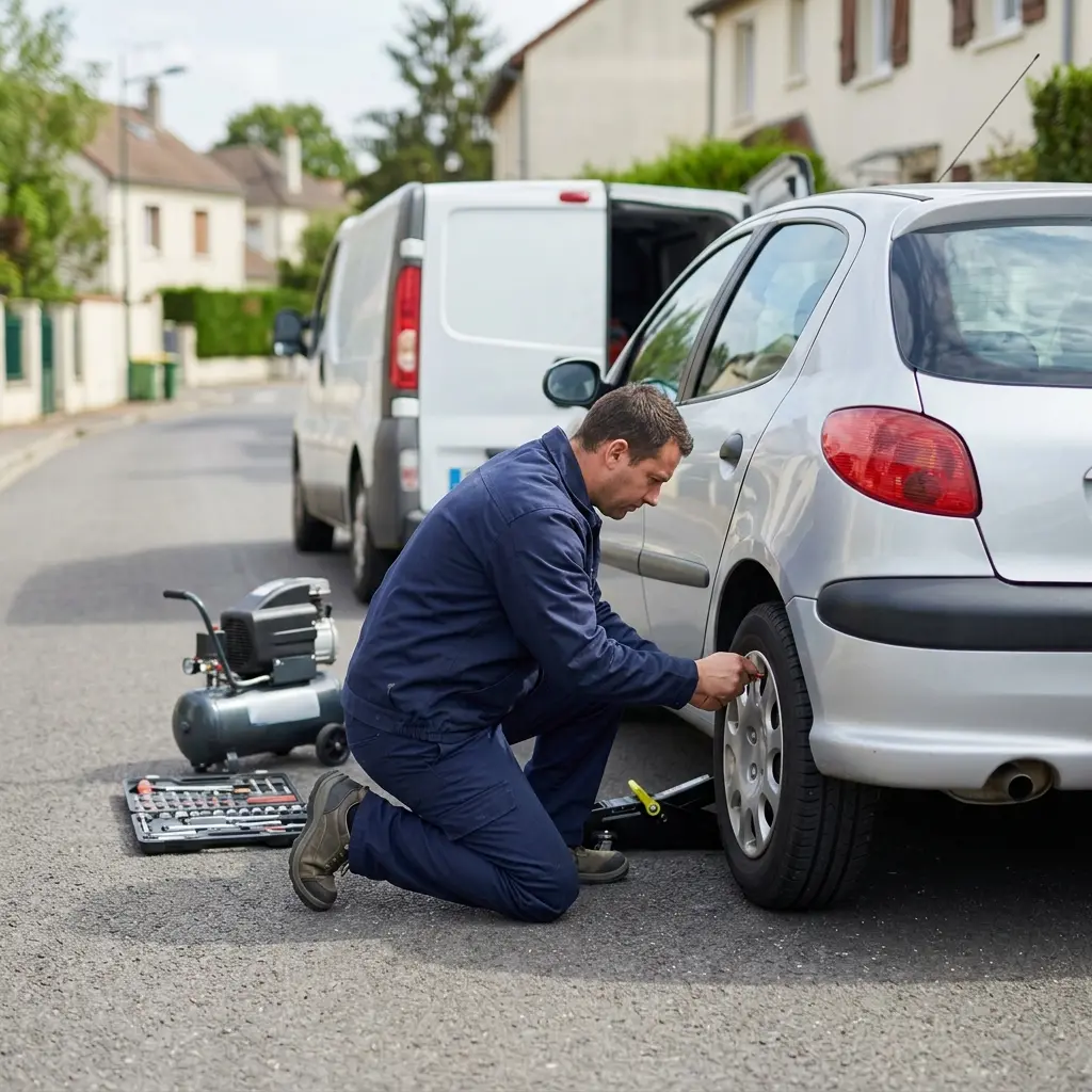 Les bons gestes à adopter lors d'une crevaison à Chatou
