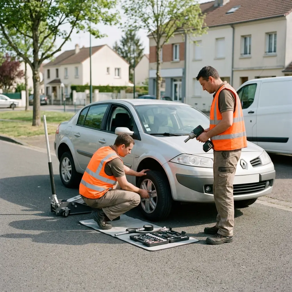 Dépannage crevaison Porcheville (78440)