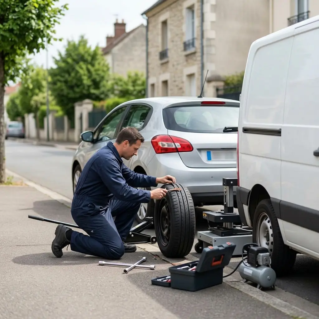 Dépannage crevaison Maisons-Laffitte (78600)