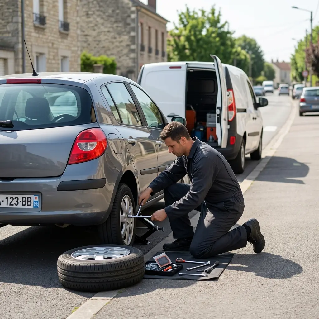 Les bons gestes à adopter lors d'une panne de pneu