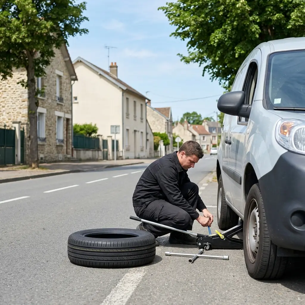 Dépannage crevaison Vaux-sur-Seine (78740)