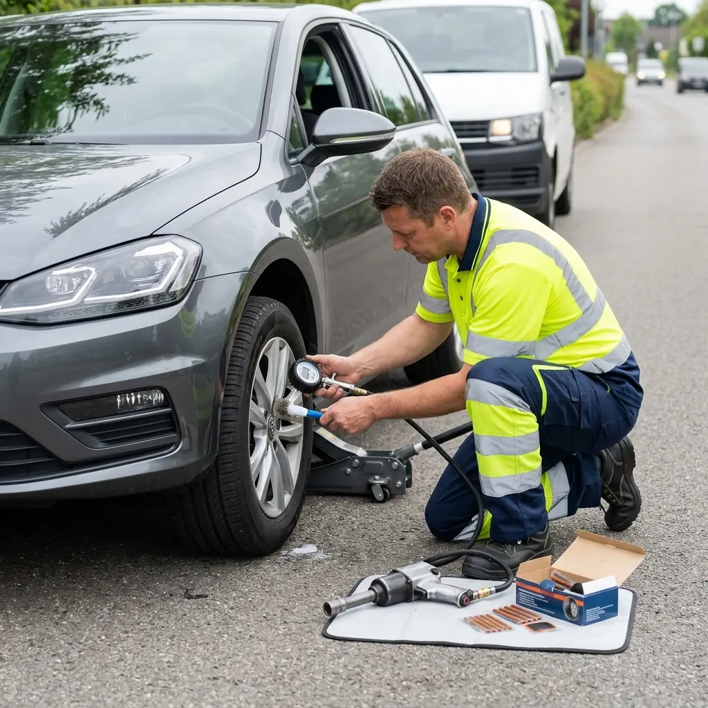 Comment réagir face à un pneu à plat à Ris-Orangis