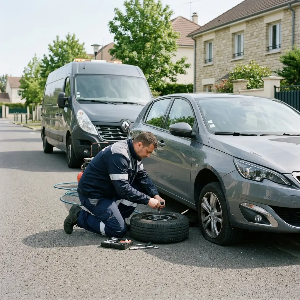 Besoin d'un dépannage crevaison à Draveil ?