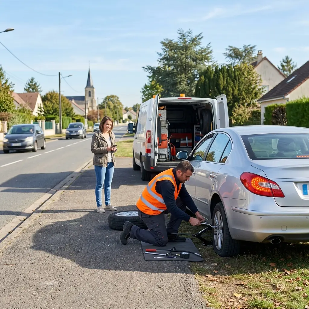 Dépannage crevaison Leuville-sur-Orge (91310)