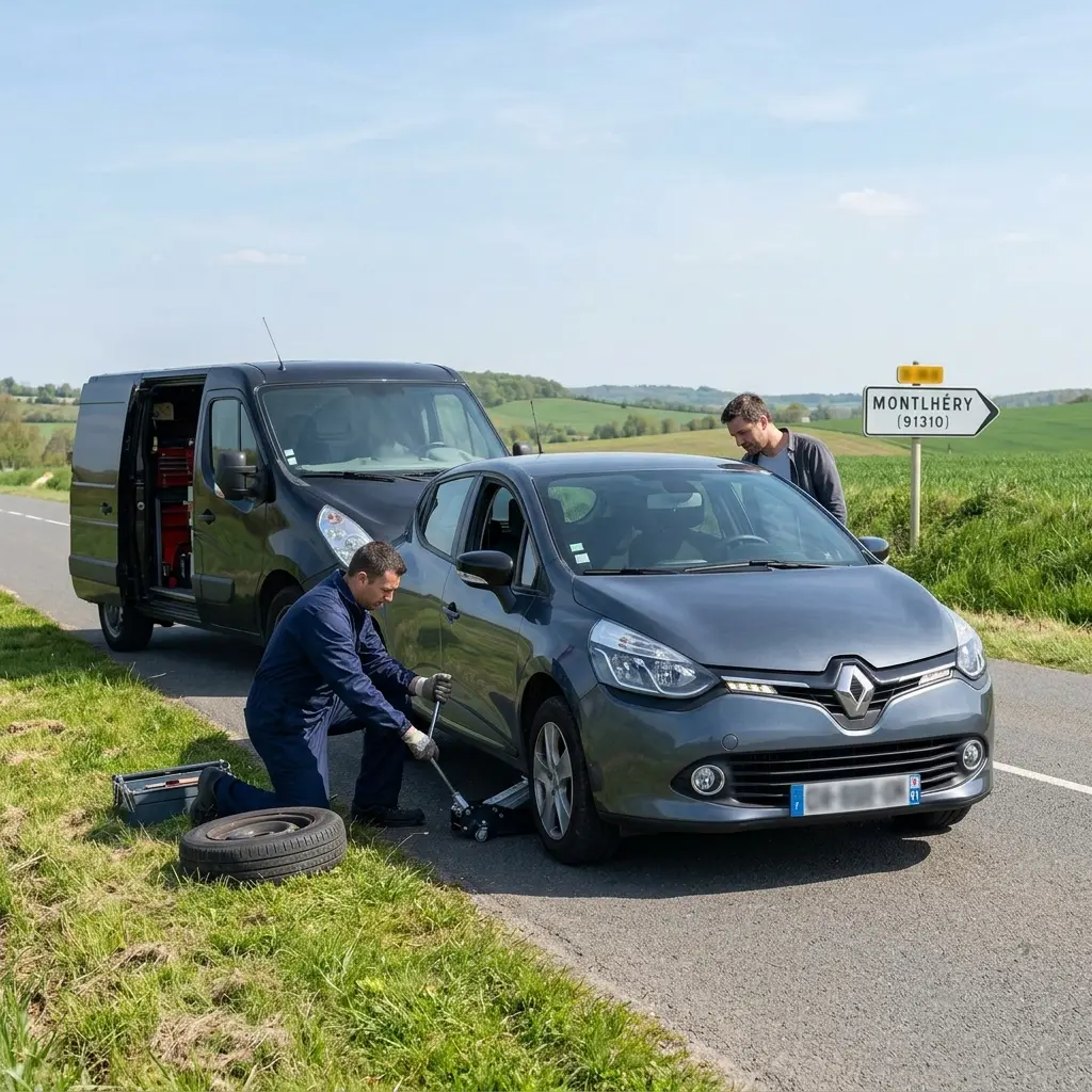 Comment se déroule l'intervention à Montlhéry ?