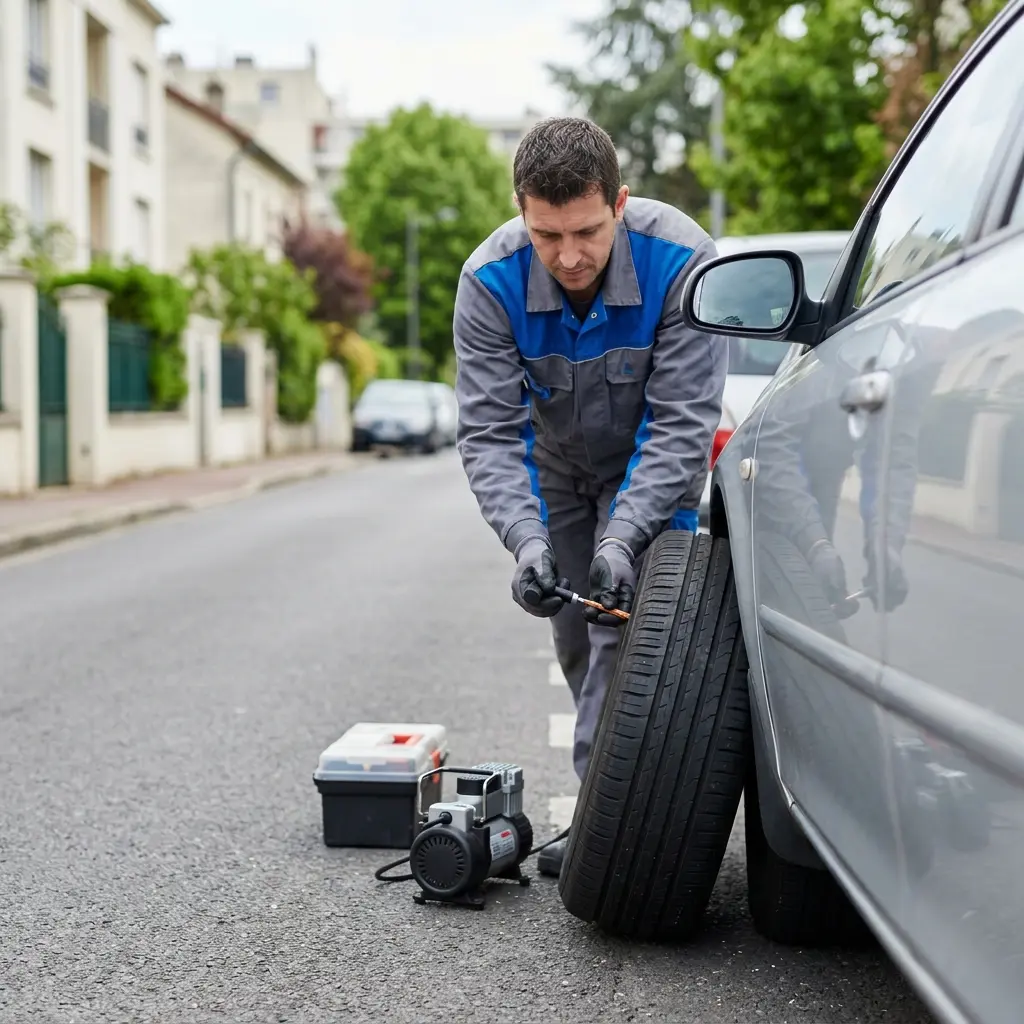 Comment réagir face à une crevaison à Boulogne-Billancourt ?